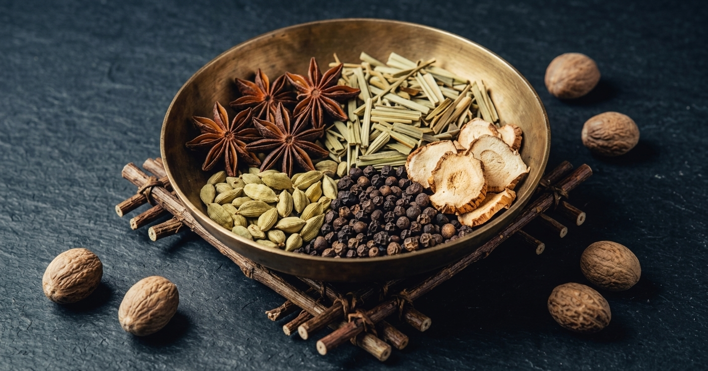 whole spice background